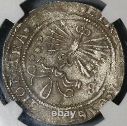 1474 NGC AU 53 Spain Ferdinand Isabella 1 Real Columbus Cob Coin (20012403C)