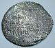 1500's Philip II P-A Shipwreck Bolivia Silver 2 Reales Spanish Colonial Cob Coin