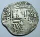 1500's Spanish Bolivia Silver 1 Reales Genuine Antique Colonial Pirate Cob Coin