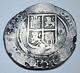 1500s Shipwreck Charles & Joanna Mexico Silver 1 Reales Colonial Pirate Cob Coin