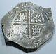 1500s Spanish Silver 2 Reales Piece of 8 Real Colonial Two Bit Treasure Cob Coin