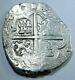 1500s Spanish Silver 4 Reales Piece of 8 Real Colonial Era Old Cob Pirate Coin