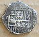 1500s TC Spanish Spain Toledo Philip II 2 Reales Cob Coin Colonial Treasure