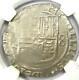 1556-98 Mexico Philip II Cob 8 Reales Coin (8R) Certified NGC AU Details
