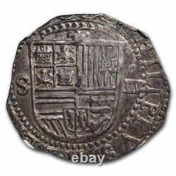 (1556-98) S D Spain (Sevilla) Silver 4 Reales Cob MS-62 NGC SKU#254798