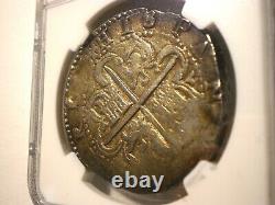 1556 Spain 8 Reales Philip II Seville Cob Silver Coin XF-40 NGC