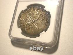 1556 Spain 8 Reales Philip II Seville Cob Silver Coin XF-40 NGC