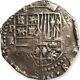 1574-1576 Bolivia Silver Cob 2 Reales, Macuquina, MB-3.2, Potosi, Rincon, Ch. XF