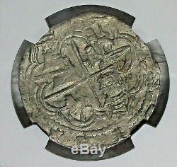 (1574-1586) Pb Bolivia Felipe II Silver Cob 8 Reales Ngc Xf-45