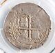 1589, Mexico, Philip II. Silver 4 Reales Cob Coin. Assayer O! Pop 1/0 PCGS AU50