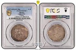 1589, Mexico, Philip II. Silver 4 Reales Cob Coin. Assayer O! Pop 1/1 PCGS XF45