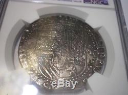 1596-1621 Atocha Era Bolivia 8 Reales Silver 8r Dollar Cob Colonial Coin
