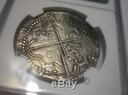 1596-1621 Atocha Era Bolivia 8 Reales Silver 8r Dollar Cob Colonial Coin