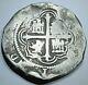 1598-1618 Mexico Silver 8 Reales 1600's Spanish Colonial Dollar Pirate Cob Coin
