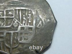 1598-1665 Spanish Silver 4 REALES COB MEXICO ASSAYER D COLONIAL ERA