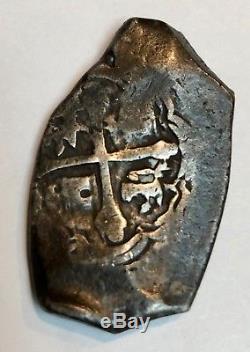 1600S Spain Spanish 8 Reales Real Cob Silver Coin 26.60 gram Colonial Treasure