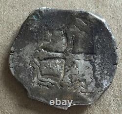 1600-700 Spanish Spain 8 Reales Cob Silver Coin Colonial Treasure 26.80g (WAH05)