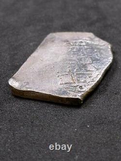 1600's-1700's 8 Reales Cob Mexico Assayer J 25.2g Rudy Lewis Collection (G425)