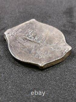 1600's-1700's Mexico Cob 4 Reales Assayer P 13.0g Rudy Lewis Collection (G450)
