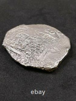 1600's-1700's Mexico Cob 8 Reales VG Very Good-F Fine Unlisted Shipwreck (G417)