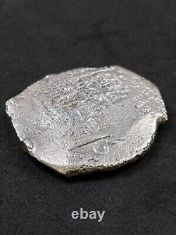 1600's-1700's Mexico Cob 8 Reales VG Very Good-F Fine Unlisted Shipwreck (G417)