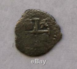 1600's 1/2 Real Cob Coin From The Consolacion Shipwreck, Potosi Mint, Treasure