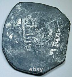 1600's Mexico 8 Reales Cob 1800's Madura 1 Real Batu Sumenep Countermark Coin