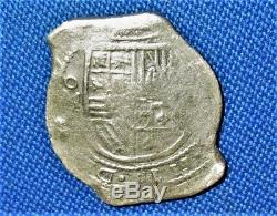 1600's Mo (D) Spanish Colonial SILVER 8 Reales, COB COIN, The Mexico City Mint