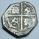 1600's Spanish Silver 1 Reales Cob Piece of 8 Real Colonial Pirate Treasure Coin