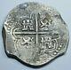 1600's Spanish Silver 2 Reales Piece of 8 Cob Real Colonial Pirate Treasure Coin