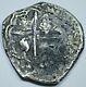1600's Spanish Silver 2 Reales Piece of Eight Real Colonial Treasure Cob Coin