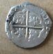 1600s Spanish Spain 2 Reales Real Cob Silver Coin Colonial Treasure Coin 6.90 gr