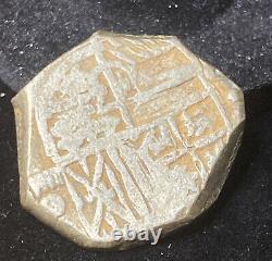 1601-1629 SPAIN SILVER COB COINPotosi Mint4 RealesPorto Bello HordeSHIPWRECK