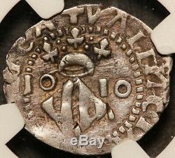 1610 Spain Valencia Philip III 1 One Real Cob Silver Coin NGC VF 30 KM# 7