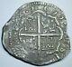 1611 Spanish Silver 4 Reales Antique 1600's Rare Dated Colonial Pirate Cob Coin