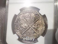 1615-19 Atocha Era Bolivia 8 Reales Silver 8r Dollar Cob Colonial Coin