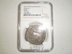 1615-19 Atocha Era Bolivia 8 Reales Silver 8r Dollar Cob Colonial Coin