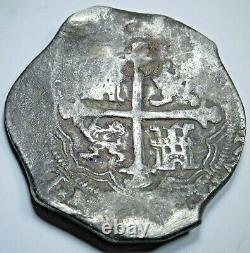 1618-1621 Mexico Silver 8 Reales 1600's Spanish Colonial Dollar Pirate Cob Coin