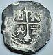 1618-1621 Spanish Mexico Silver 8 Reales Antique 1600's Colonial Pirate Cob Coin