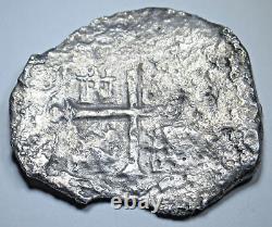 1618-34 Shipwreck Mexico Silver 8 Reales 1600's Spanish Pirate Treasure Cob Coin