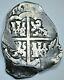 1621-1665 Spanish Seville Silver 8 Reales 1600's Colonial Dollar Pirate Cob Coin