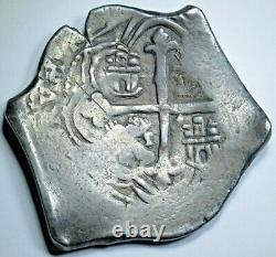 1621-34 OMD Spanish Mexico Silver 8 Reales 1600s Colonial Dollar Pirate Cob Coin