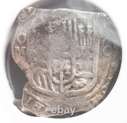 1621, Mexico, Philip IV. Spanish Colonial Silver 8 Reales Cob Coin. NGC VF-25