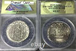 1622 ATOCHA Silver COB, 8 Reales PILLAR DOLLAR, Daniel Carr Moonlight Mint