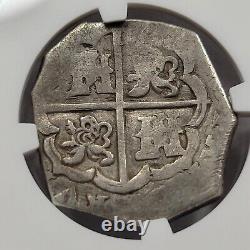 1624-1648 Cob 4 Reales SEVILLE Phillip II NGC VF35 Great Patina Colonial C560