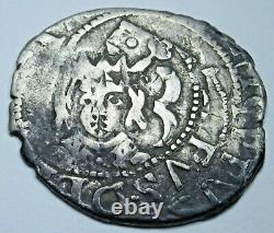 1624 Valencia Flipover Double Struck Spanish Silver 1 Reales Cob Mint Error Coin