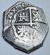 1630-1639 Spanish Silver 2 Reales Genuine Antique 1600's Pirate Cob Cross Coin