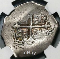 1636-65 NGC VF 30 Mexico Cob 4 Reales Philip IV Silver Pirate Coin (20070301D)