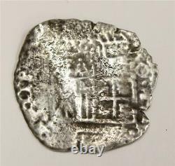 1640 Spanish Cob 4 Reales silver coin 16.48 grams
