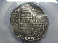 1649 Potosi 2 Real Cob Pcgs Vf35 Philip IV Assay T Bolivia Silver Colonial Era